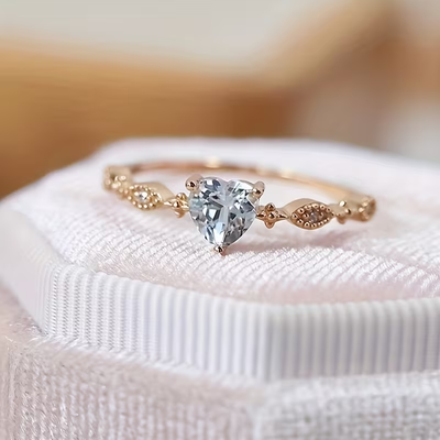 Azure Whisper Ring