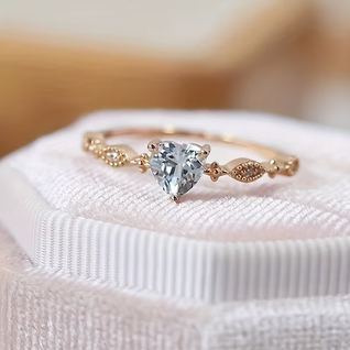Azure Whisper Ring