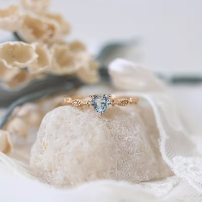 Azure Whisper Ring
