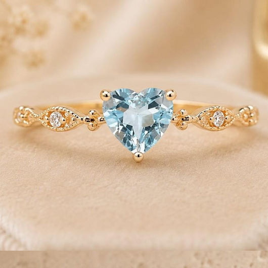 Azure Whisper Ring