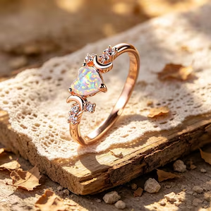 Lunar Love Opal Ring