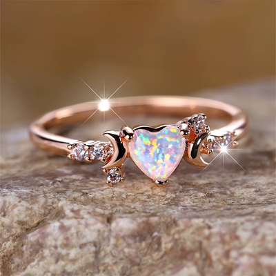 Lunar Love Opal Ring