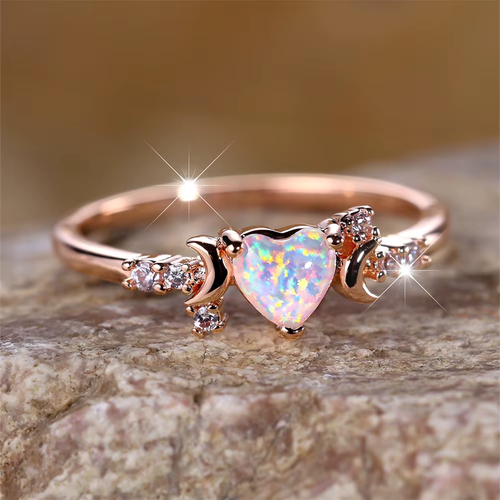 Lunar Love Opal Ring